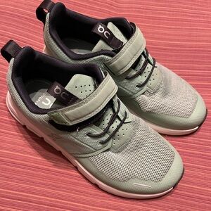 On Cloud Running Kids' Mint Green Sneakers